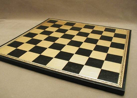 Black and Gold Chess Board